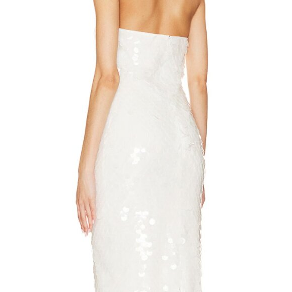 The New Arrivals BlancaTriangle Neck Dress - Picture 3 of 4